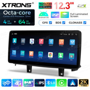 12,3 Zoll Octa Core 4 + 64 GB Global 4G LTE Android Autoradio Multimedia-Player mit vollständig laminiertem Bildschirm für BMW X5 F15 / X6 F16 NBT EVO System – Bild 15