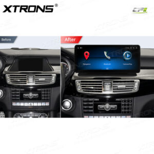 Alternative view of 12,3 Zoll Octa Core 4 + 64 GB Global 4G LTE Android Autoradio Multimedia Player mit vollständig laminiertem Bildschirm für Mercedes-Benz CLS-Klasse C218 / W218
