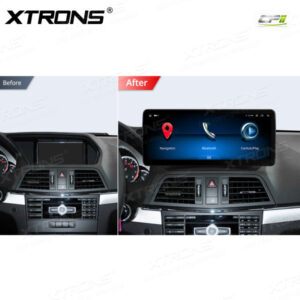 Alternative view of 12,3 Zoll Octa Core 4 + 64 GB Global 4G LTE Android Autoradio Multimedia-Player mit vollständig laminiertem Bildschirm für Mercedes-Benz E-Klasse C207 / A207
