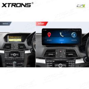 Alternative view of 12,3 Zoll Octa Core 4 + 64 GB Global 4G LTE Android Autoradio Multimedia-Player mit vollständig laminiertem Bildschirm für Mercedes-Benz E-Klasse C207 / A207 Lenkrad rechts