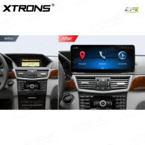 Alternative view of 12,3 Zoll Octa Core 4 + 64 GB Global 4G LTE Android Autoradio Multimedia-Player mit vollständig laminiertem Bildschirm für Mercedes-Benz E-Klasse W212 / S212