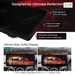 12,3 Zoll Octa Core 4 + 64 GB Global 4G LTE Android Autoradio Multimedia-Player mit vollständig laminiertem Bildschirm für Me