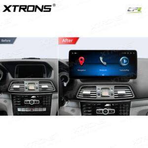 Alternative view of 12,3 Zoll Octa Core 4 + 64 GB Global 4G LTE Android Autoradio Multimedia-Player mit vollständig laminiertem Bildschirm für Mercedes-Benz E-Klasse C207 / A207 Lenkrad Links