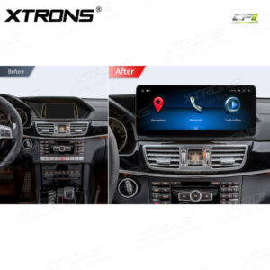 Alternative view of 12,3 Zoll Octa Core 4 + 64 GB Global 4G LTE Android Autoradio Multimedia-Player mit vollständig laminiertem Bildschirm für Mercedes-Benz E-Klasse W212 / S212