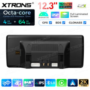 12,3-Zoll-Octa Core 4 + 64 GB Global 4G LTE Android Auto-Stereo-Multimedia-Player mit vollständig laminiertem Bildschirm für Mercedes-Benz A-Klasse W176 / CLA-Klasse C117 / GLA-Klasse X156 / G-Klasse W463 – Bild 15