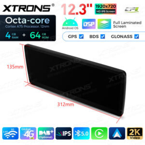 12,3-Zoll-Octa Core 4 + 64 GB Global 4G LTE Android Auto-Stereo-Multimedia-Player mit vollständig laminiertem Bildschirm für Mercedes-Benz A-Klasse W176 / CLA-Klasse C117 / GLA-Klasse X156 / G-Klasse W463 – Bild 16