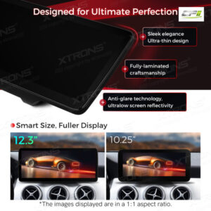 12,3-Zoll-Octa Core 4 + 64 GB Global 4G LTE Android Auto-Stereo-Multimedia-Player mit vollständig laminiertem Bildschirm für Mercedes-Benz A-Klasse W176 / CLA-Klasse C117 / GLA-Klasse X156 / G-Klasse W463 – Bild 4