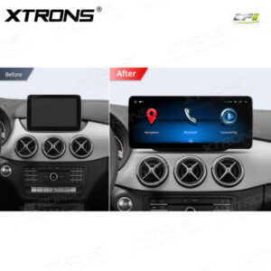 Alternative view of 12,3 Zoll Octa Core 4 + 64 GB Global 4G LTE Android Auto-Stereo-Multimedia-Player mit vollständig laminiertem Bildschirm für Mercedes-Benz B-Klasse W246 Lenkrad Links