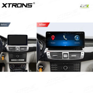 Alternative view of 12,3 Zoll Octa Core 4 + 64 GB Global 4G LTE Android Autoradio Multimedia-Player mit vollständig laminiertem Bildschirm für Mercedes-Benz CLS-Klasse W218 / C218