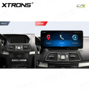 Alternative view of 12,3 Zoll Octa Core 4 + 64 GB Global 4G LTE Android Autoradio Multimedia-Player mit vollständig laminiertem Bildschirm für Mercedes-Benz E-Klasse C207 / A207 Lenkrad Links