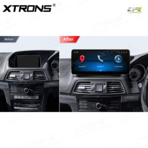 Alternative view of 12,3 Zoll Octa Core 4 + 64 GB Global 4G LTE Android Autoradio Multimedia-Player mit vollständig laminiertem Bildschirm für Mercedes-Benz RHD E-Klasse 2-Türer C207/A207 NTG 5.1/5.2 Lenkrad Rechts
