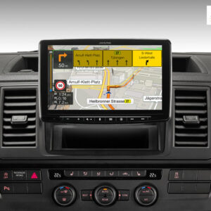 Alternative view of Alpine INE-F904T6 Navigationssystem für VW T5 und T6 mit 9-Zoll-Touchscreen 1-DIN-Einbaugehäuse, DAB+, Apple CarPlay und Android Auto Unterstützung