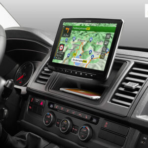 Alpine INE-F904T6 Navigationssystem für VW T5 und T6 mit 9-Zoll-Touchscreen 1-DIN-Einbaugehäuse, DAB+, Apple CarPlay und Android Auto Unterstützung