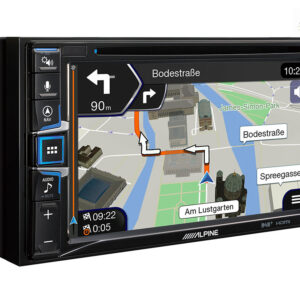 Alpine INE-W611DC Navigationssystem mit Trucksoftware, DAB+, 16,5 cm (6,5-Zoll) Display, CD/DVD Wiedergabe, Apple CarPlay und Android Auto Unterstützung