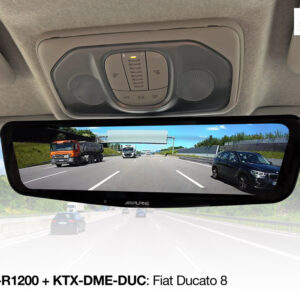 Alpine KTX-DME-DUC Fahrzeugspezifische Halterung im Fiat Ducato für den digitalen Rückspiegel DME-R1200 – Bild 3