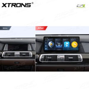 Alternative view of 12,3 Zoll Octa Core 4 + 64 GB Global 4G LTE Android Autoradio Multimedia Player mit vollständig laminiertem Bildschirm für BMW 5er F07 NBT
