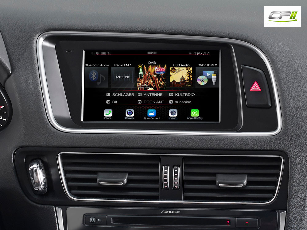 Alpine X703D-Q5 7-Zoll Premium-Infotainment-System für Audi Q5 mit Navigationssystem, Apple CarPlay und Android Auto Unterstützung – Bild 4