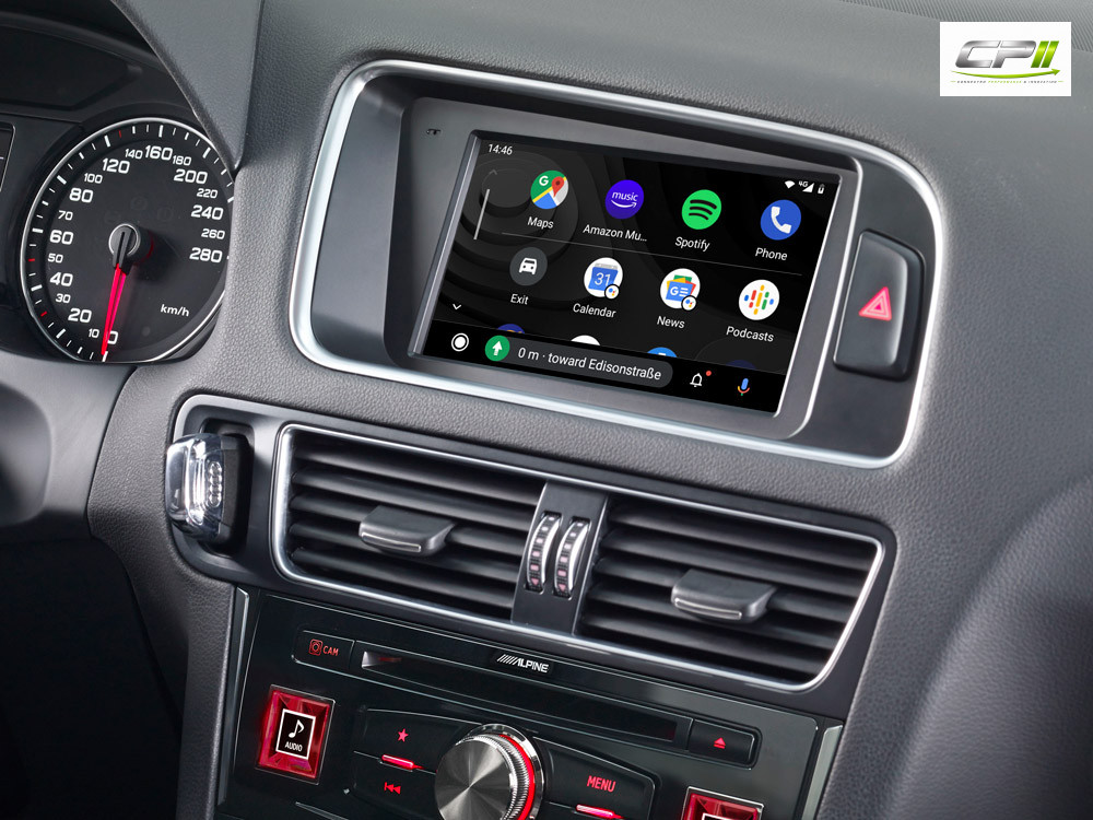 Alpine X703D-Q5 7-Zoll Premium-Infotainment-System für Audi Q5 mit Navigationssystem, Apple CarPlay und Android Auto Unterstützung