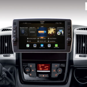 Alternative view of Alpine X903D-DU2 9-Zoll-Navigationssystem mit schwenkbaren Bildschirm für Fiat Ducato III, Citroën Jumper II und Peugeot Boxer II mit TomTom Karten und Apple CarPlay / Android Auto