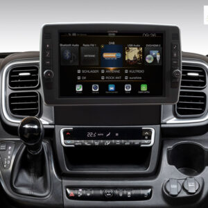 Alternative view of Alpine X903D-DU8S 9-Zoll-Navigationssystem mit schwenkbaren Bildschirm für Fiat Ducato 8, mit TomTom Karten und Apple CarPlay / Android Auto