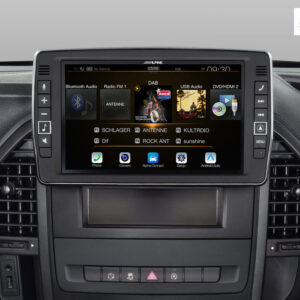 Alpine X903D-V447 23 cm (9-Zoll) Premium-Infotainment-System für Mercedes Vito (447) mit Navigationssystem, Apple CarPlay und Android Auto Unterstützung – Bild 3