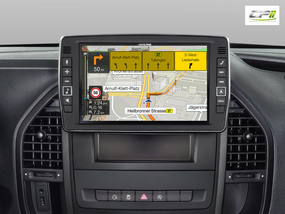 Alpine X903D-V447 23 cm (9-Zoll) Premium-Infotainment-System für Mercedes Vito (447) mit Navigationssystem, Apple CarPlay und Android Auto Unterstützung – Bild 4