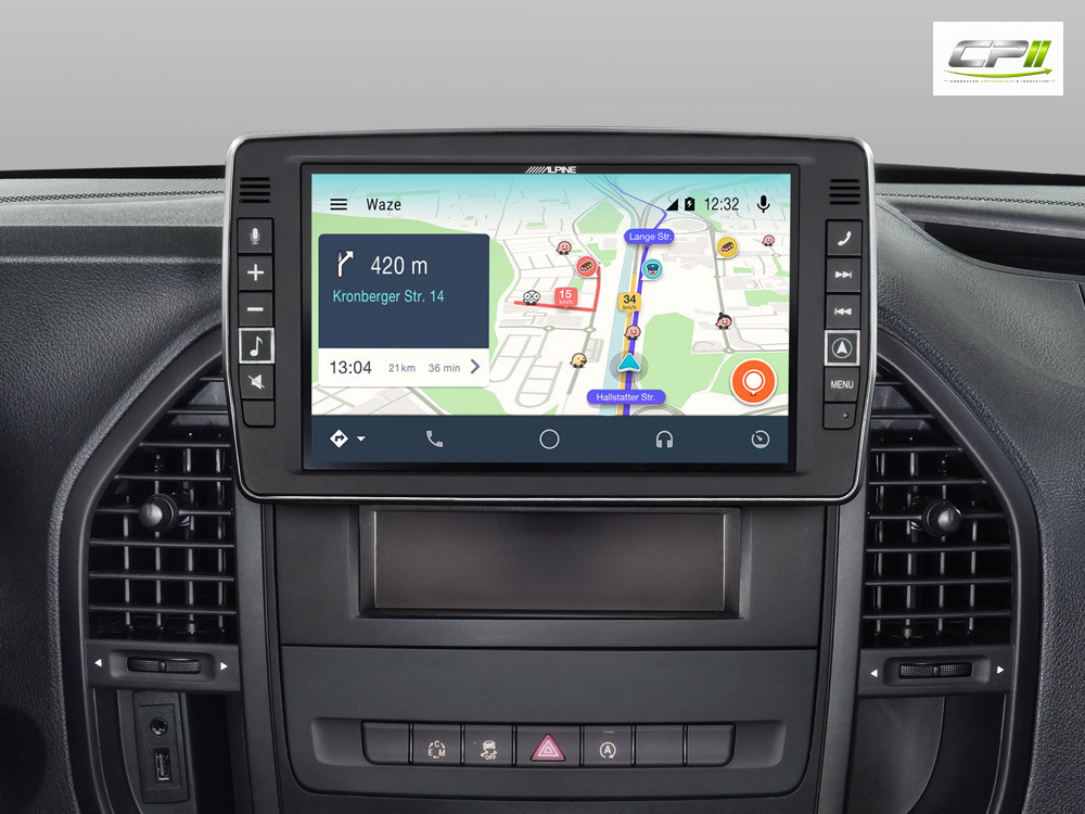 Alpine X903D-V447 23 cm (9-Zoll) Premium-Infotainment-System für Mercedes Vito (447) mit Navigationssystem, Apple CarPlay und Android Auto Unterstützung – Bild 6