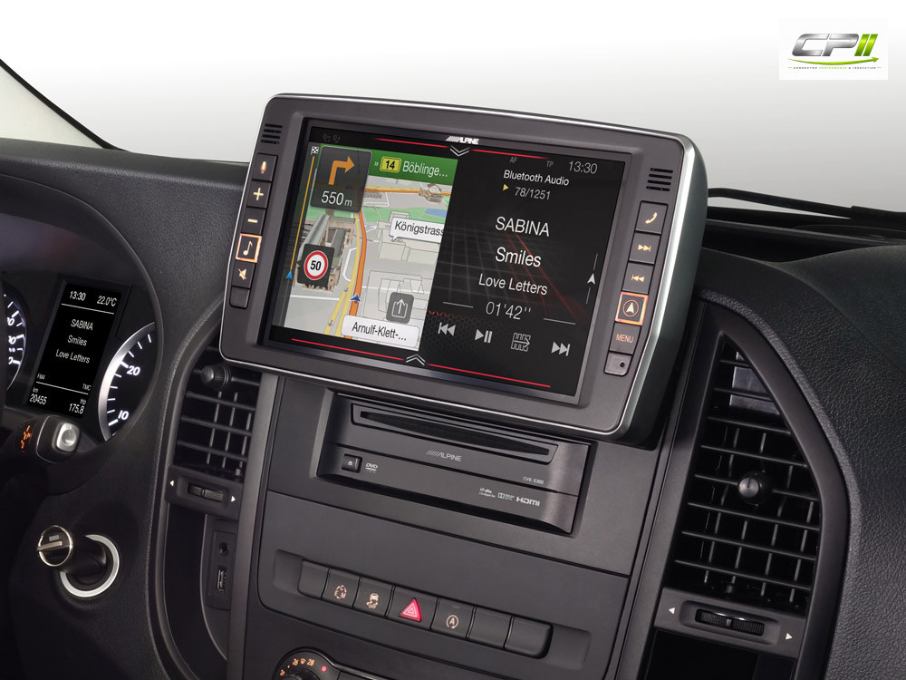 Alpine X903D-V447 23 cm (9-Zoll) Premium-Infotainment-System für Mercedes Vito (447) mit Navigationssystem, Apple CarPlay und Android Auto Unterstützung – Bild 8