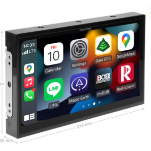Alternative view of Alpine i905D-F Freestyle – 9-Zoll-Mobile-Media-Station zur individuellen Installation, mit DAB+, Wireless Apple CarPlay und Android Auto