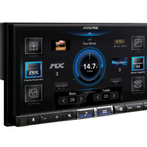 Alpine iLX-705DM 2-DIN-Autoradio und Digital-Media-Station mit 7-Zoll-Touchscreen, DAB+, Apple CarPlay und Android Auto