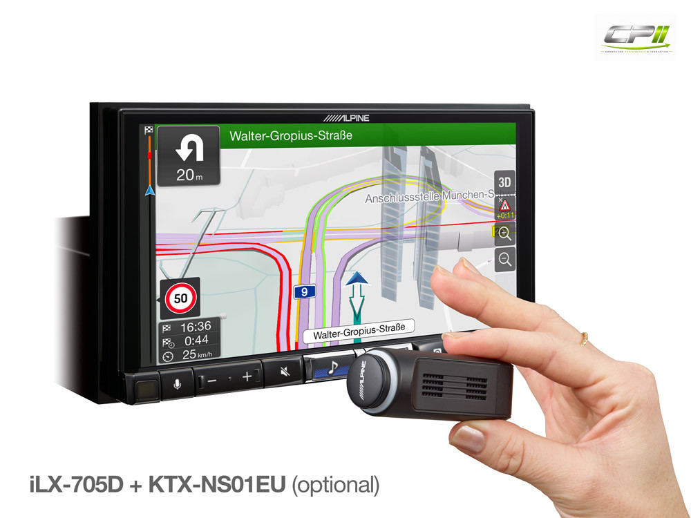 Alpine iLX-705E46 7-Zoll Premium Digital Media Station für 3er BMW E46 mit DAB+ Digital Radio, Apple CarPlay und Android Auto Unterstützung – Bild 9