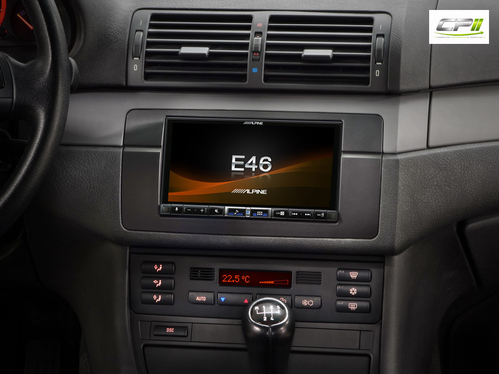 Alpine iLX-705E46 7-Zoll Premium Digital Media Station für 3er BMW E46 mit DAB+ Digital Radio, Apple CarPlay und Android Auto Unterstützung