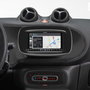 Alternative view of Alpine iLX-705S453B 2-DIN-Autoradio und Digital-Media-Station mit 7-Zoll-Touchscreen, DAB+, Apple CarPlay Wireless und Android Auto für SMART (453)