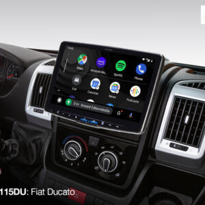 Alpine iLX-F115DU Autoradio mit 11-Zoll Touchscreen, DAB+, 1-DIN-Einbaugehäuse, Apple CarPlay Wireless und Android Auto Unterstützung Fiat Ducato 3, Peugeot Boxer 2, Citroën Jumper 2 und Opel Movano 3