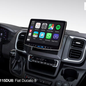 Alpine iLX-F115DU8 Autoradio mit 11-Zoll Touchscreen, DAB+, 1-DIN-Einbaugehäuse, Apple CarPlay Wireless und Android Auto Unterstützung für Fiat Ducato 8