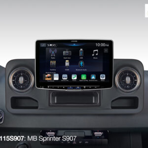 Alpine iLX-F115S907 Autoradio mit 11-Zoll Touchscreen, DAB+, 1-DIN-Einbaugehäuse, Apple CarPlay Wireless und Android Auto Unterstützung für Mercedes Sprinter 907 – Bild 3