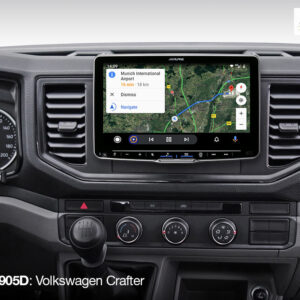 Alpine iLX-F905D Autoradio mit 9-Zoll Touchscreen, DAB+, 1-DIN-Einbaugehäuse, Apple CarPlay Wireless und Android Auto Unterstützung – Bild 3