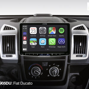 Alpine iLX-F905DU Autoradio mit 9-Zoll Touchscreen Fiat Ducato 3, Peugeot Boxer 2, Citroën Jumper 2 und Opel Movano 3