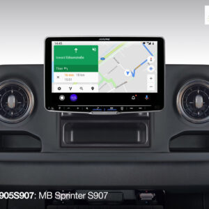Alternative view of Alpine iLX-F905S907 Autoradio mit 9-Zoll Touchscreen, DAB+, 1-DIN-Einbaugehäuse, Apple CarPlay Wireless und Android Auto Unterstützung für Mercedes Sprinter 907