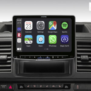 Alternative view of Alpine iLX-F905T6 Autoradio für VW T5 und T6 mit 9-Zoll-Touchscreen 1-DIN-Einbaugehäuse, DAB+, Apple CarPlay und Android Auto Unterstützung für Volkswagen T6, T5, Tiguan, Touran and Seat Alhambra