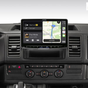 Alpine iLX-F905T6 Autoradio für VW T5 und T6 mit 9-Zoll-Touchscreen 1-DIN-Einbaugehäuse, DAB+, Apple CarPlay und Android Auto Unterstützung für Volkswagen T6, T5, Tiguan, Touran and Seat Alhambra