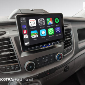 Alpine iLX-F905TRA Autoradio mit 9-Zoll Touchscreen, DAB+, 1-DIN-Einbaugehäuse, Apple CarPlay Wireless und Android Auto Unterstützung für Ford Transit (ab Modelljahr 2018)