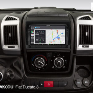 Alpine iLX-W690DU Autoradio und Digital Media Station mit 7-Zoll-Touchscreeen für Fiat Ducato 3, Citroën Jumper 2 und Peugeot Boxer 2 inkl. DAB+, Apple CarPlay und Android Auto