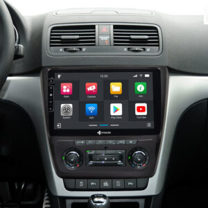 D9-151 Premium Flex 160 GB Android Autoradio für Skoda Yeti mit 4 x 100W Class-D Verstärker, 10,1 Zoll Display (hochauflösend), Inkl. Head-up-Display, Apple CarPlay und Android Auto – Bild 3