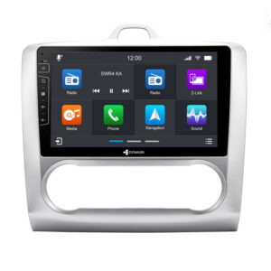 D9-41A Premium 192 GB Android Autoradio für Ford Focus mit 4 x 100W Class-D Verstärker, 9 Zoll Display (hochauflösend), Inkl. Head-up-Display, Apple CarPlay und Android Auto