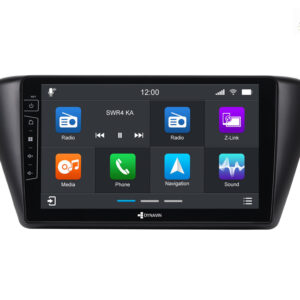 D9-68 Premium 192 GB Android Autoradio für Skoda Fabia III mit 4 x 100W Class-D Verstärker, 9 Zoll Display (hochauflösend), Inkl. Head-up-Display, Apple CarPlay und Android Auto
