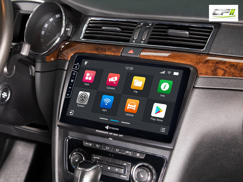 D9-70 Premium Flex 160 GB Android Autoradio für Skoda Superb mit 4 x 100W Class-D Verstärker, 10,1 Zoll Display (hochauflösend), Inkl. Head-up-Display, Apple CarPlay und Android Auto – Bild 3