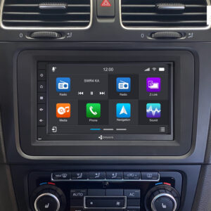 D9-7005 Premium Flex 160 GB 7-Zoll Universal Dopple Din Android Autoradio mit 4 x 100W Class-D Verstärker, Inkl. Head-up-Display, Apple CarPlay und Android Auto