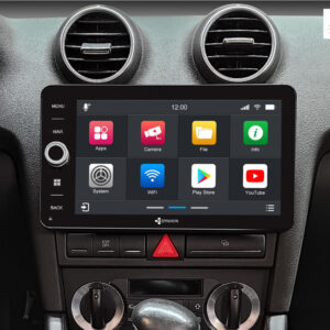 D9-A3 Premium 192 GB Android Autoradio für Audi A3 | S3 mit 4 x 100W Class-D Verstärker, 9 Zoll Display (hochauflösend), Inkl. Head-up-Display, Apple CarPlay und Android Auto – Bild 3