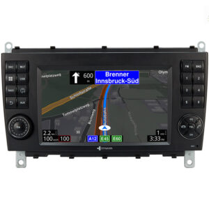 D9-CLK Premium 192 GB Android Autoradio für Mercedes CLK mit 4 x 100W Class-D Verstärker, 7 Zoll Display (hochauflösend), Inkl. Head-up-Display, Apple CarPlay und Android Auto – Bild 7